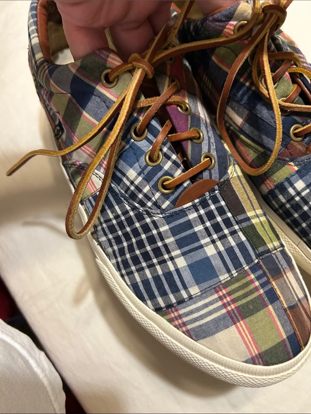 Polo Ralph Lauren plaid canvas